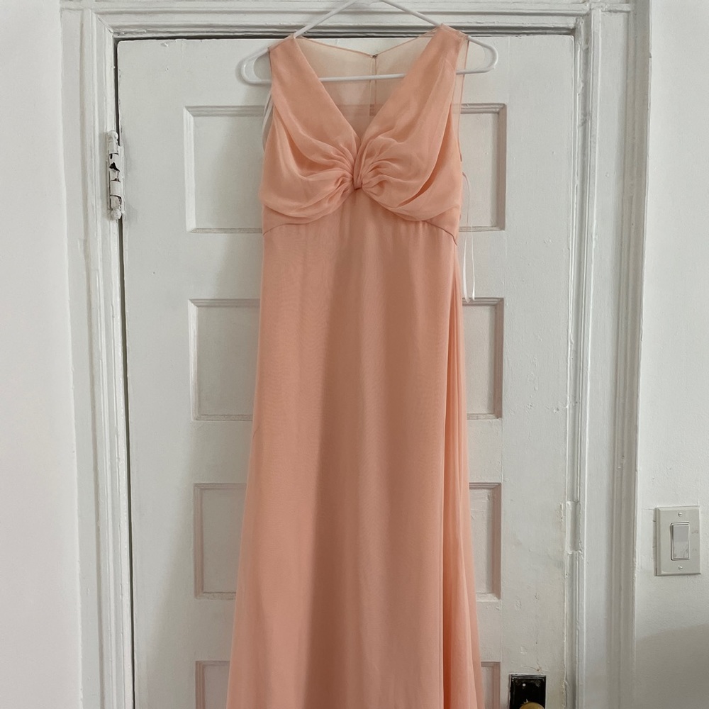 Verá Wang Blush evening dress